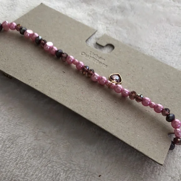 New Urban outfitters Cher Pearl Gem Heart necklace, choker - Picture 8 of 10